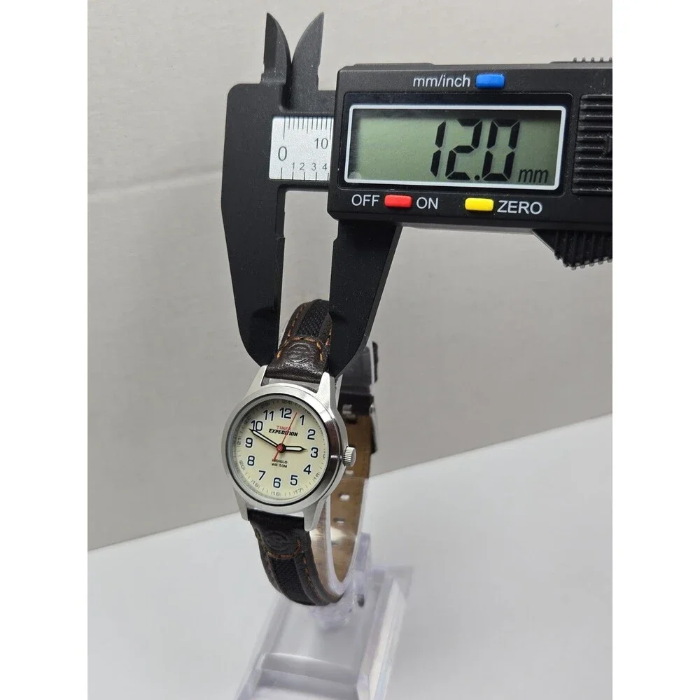 Timex Expedition Field Mini Womens 26mm Indiglo Cream Dial 50M Watch New Battery